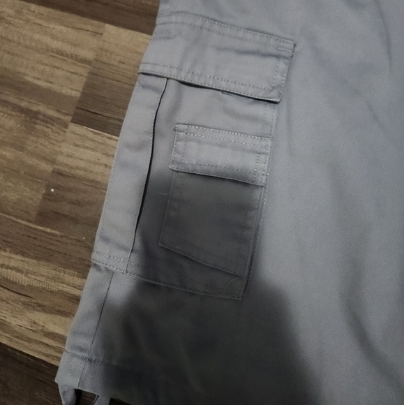 Lime Tree Gray Cargo Shorts Size 40 - Picture 3 of 6